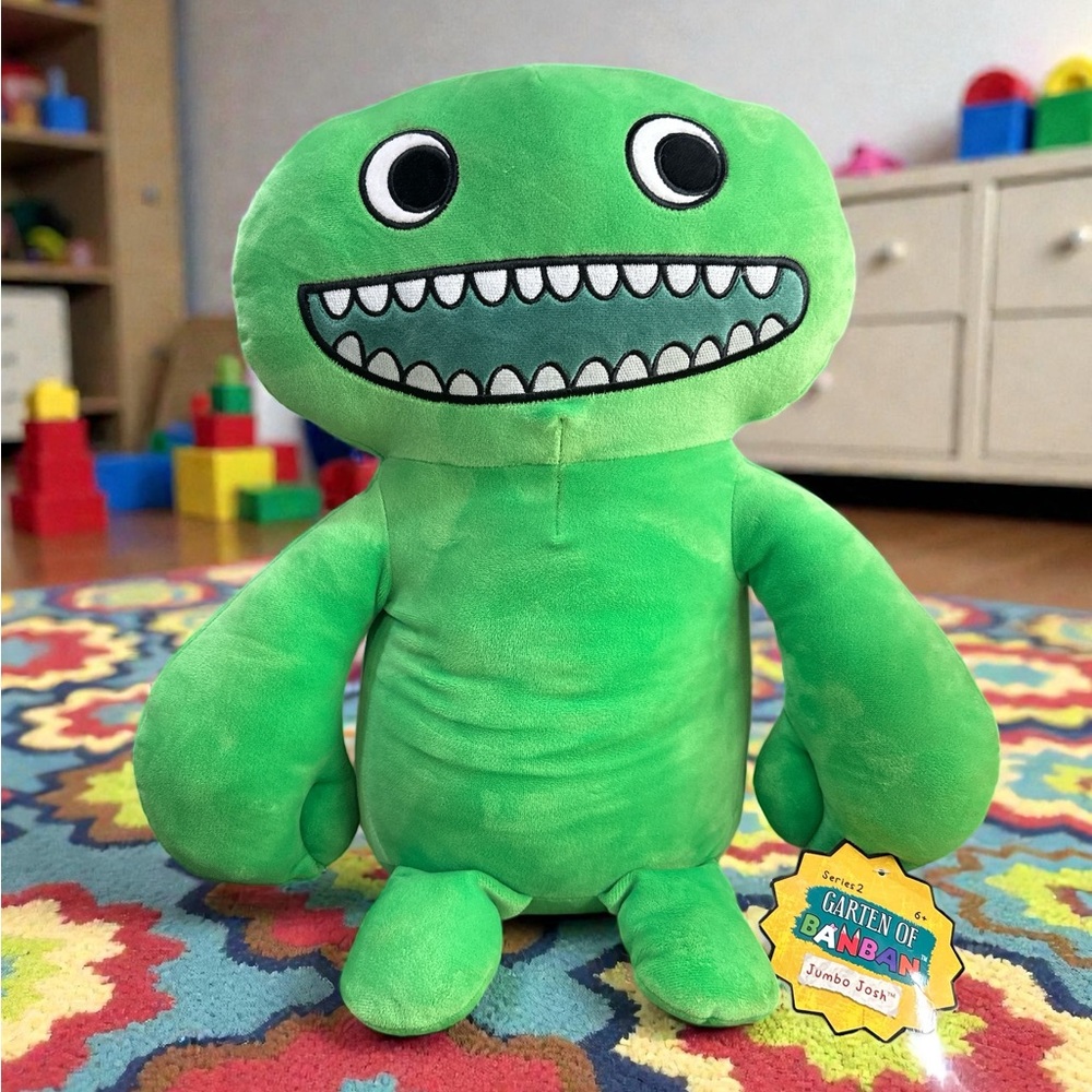 🔥NWT Garten Of Banban Giant Josh 18" Plush Green Stuffed Toy PhatMojo series 2
